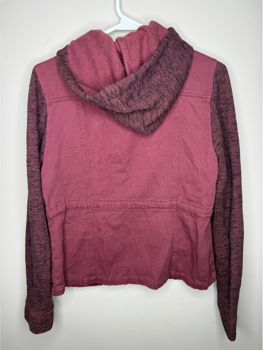 Ashley By 26 International Utility Collection Maroon Hooded Jacket Jacket L - Picture 5 of 5